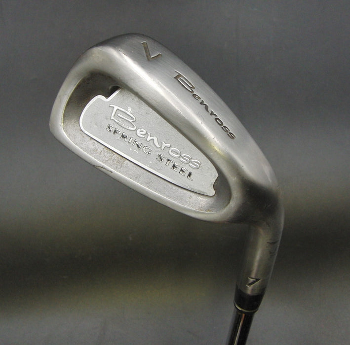 Benross Spring Steel 7 Iron Regular Steel Shaft Kentack Grip