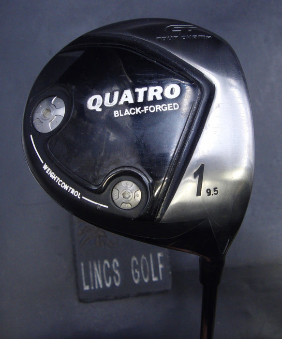 Quatro Black Forged 9.5° Driver Stiff Graphite Shaft Benross Grip