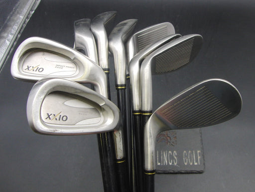 Set of 9x XXIO Impact Power Face 4-SW + AW Irons Regular Graphite Shafts*