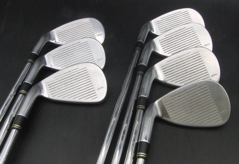 Set of 7x TaylorMade Rac R7 CGB 4-PW Irons Stiff Steel Shafts Golf Pride Grips*