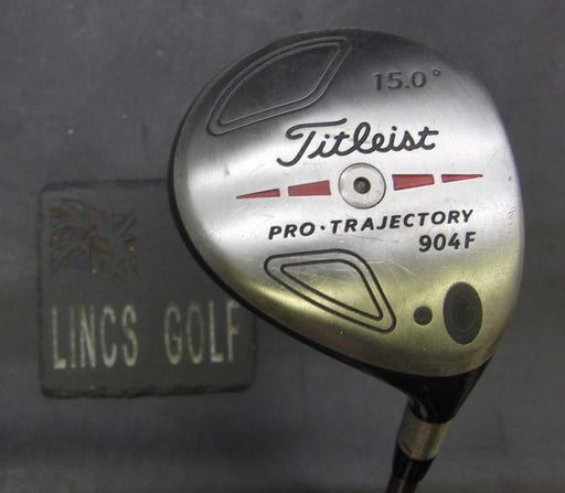 Titleist Pro Trajectory 904F 15° 3 Wood Regular Graphite Shaft Golf Pride Grip