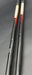 Set of 2 PRGR M3 Hit 505 Spec 3 & 5 Woods Senior Graphite Shafts Black Grips