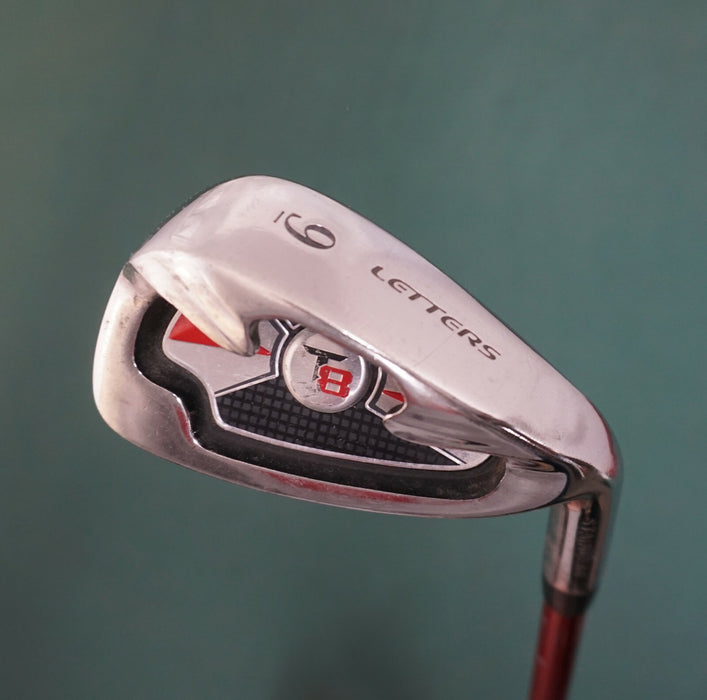 John Letters T8 Stainless 9 Iron Uniflex Steel Shaft John Letters Grip