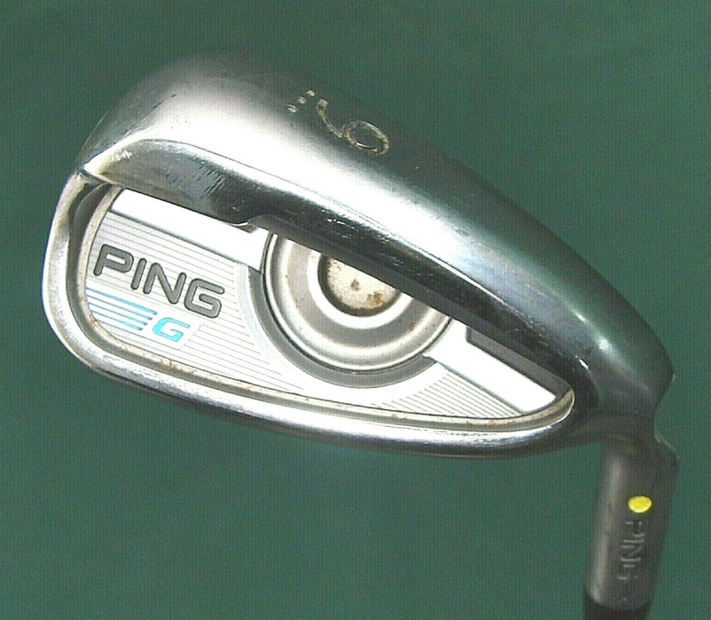 Ping G Series Yellow Dot 9 Iron Stiff Steel Shaft Ping Grip