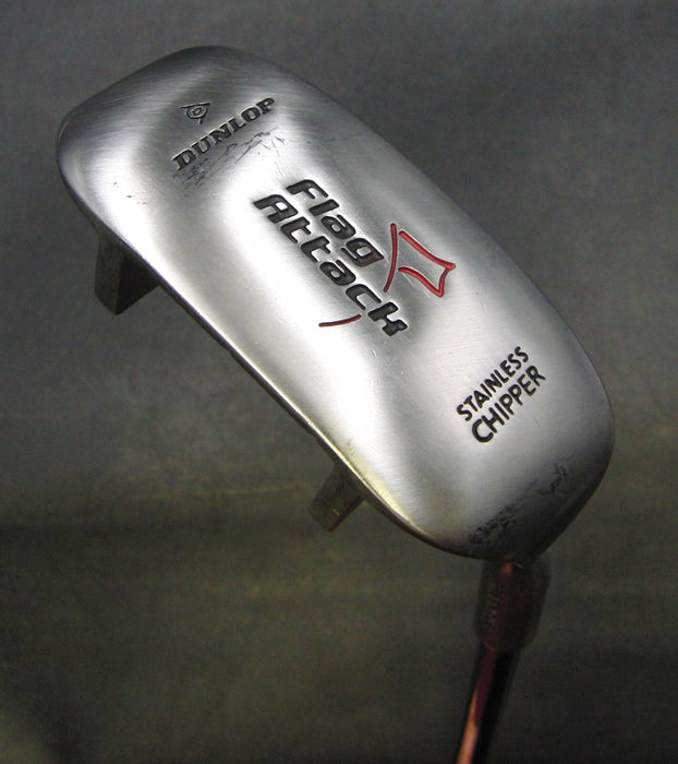 Dunlop Flag Attach Stainless Chipper 93.5cm Regular Steel Shaft +Grip