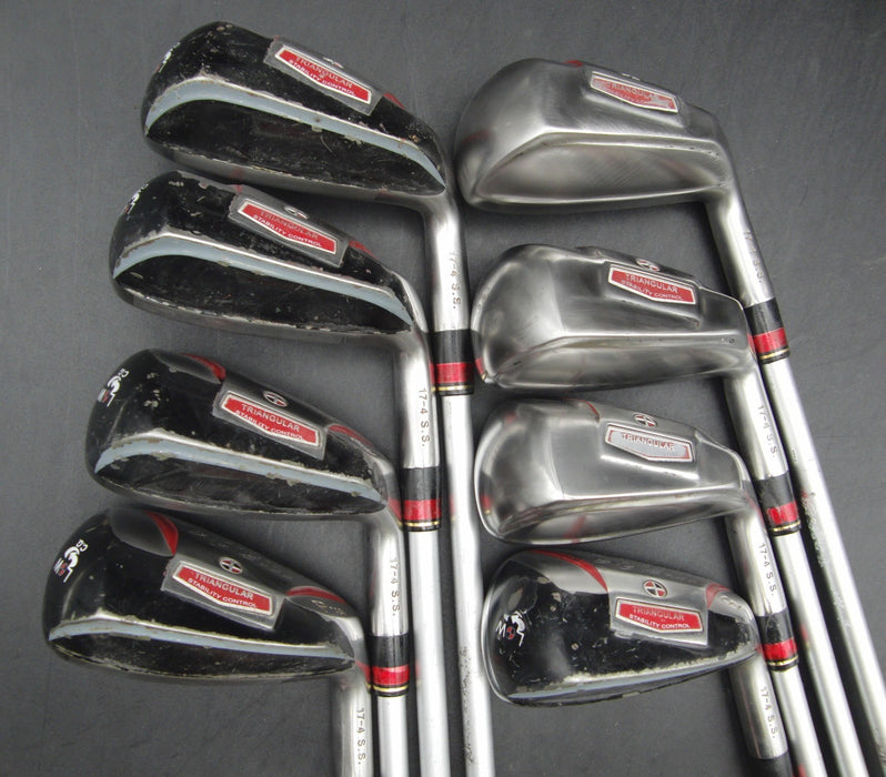 Set of 8x Slazenger Great Big Ezee 3-PW Irons Regular Graphite Shafts with Grips