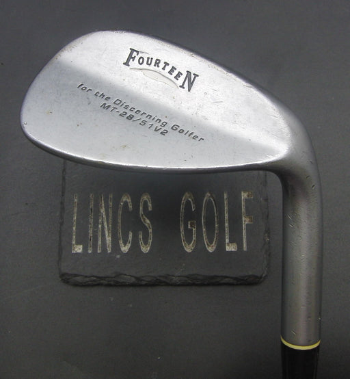 Fourteen MT-28 V2 51° Gap Wedge Regular Steel Shaft Golf Pride Grip