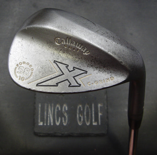 Callaway X C-Grind Forged 58° Sand Wedge Regular Steel Shaft Golf Pride Grip
