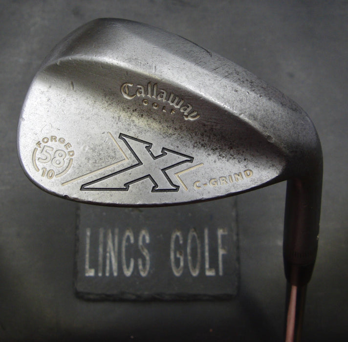 Callaway X C-Grind Forged 58° Sand Wedge Regular Steel Shaft Golf Pride Grip