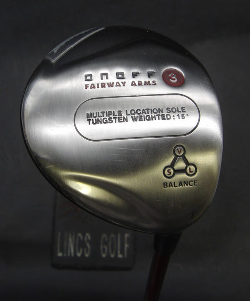 Onoff Fairway Arms 15° 3 Wood Regular Graphite Shaft Perfect Pro Grip