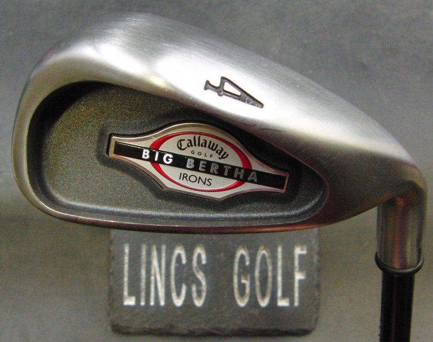 Callaway Big Bertha Irons 4 Iron Seniors Graphite Shaft Callaway Grip