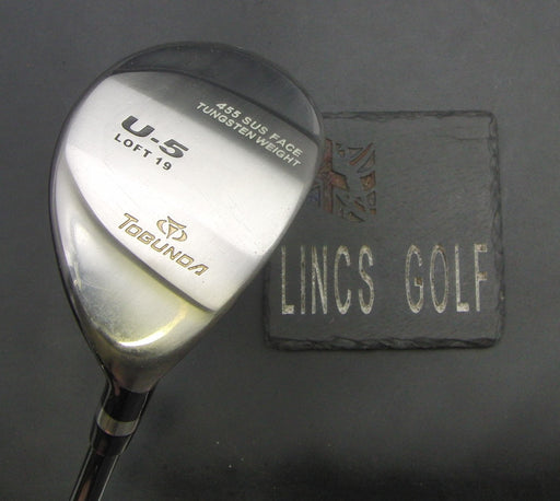 Tobunda 455 Sus Face 19° 5 Hybrid Stiff Graphite Shaft Golf Pride Grip
