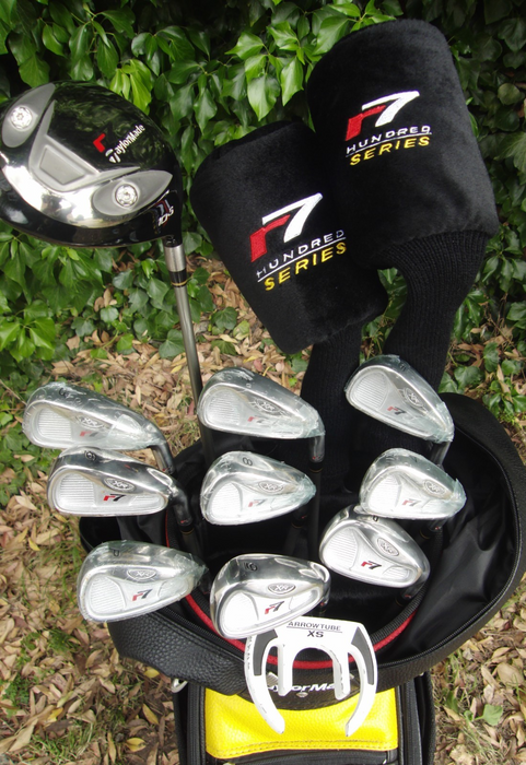 Set of TaylorMade R7 XR 3-PW +Driver +3+5 Wood +Putter +Bag