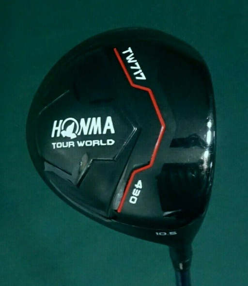 Honma Tour World TW717 430 10.5° Black Driver Stiff Graphite Shaft Elite Grip