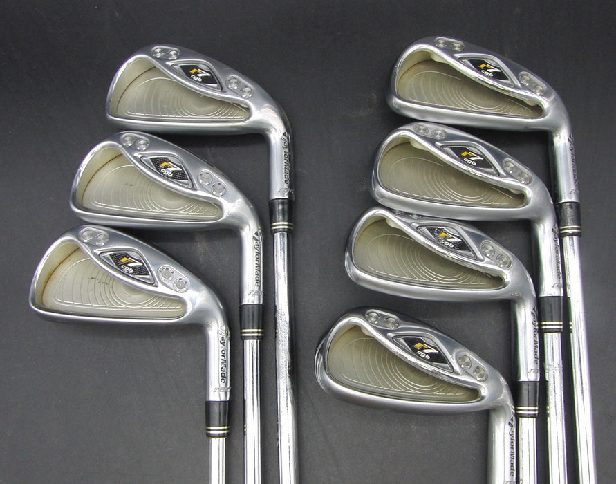 Set of 7x TaylorMade Rac R7 CGB 4-PW Irons Stiff Steel Shafts Golf Pride Grips*
