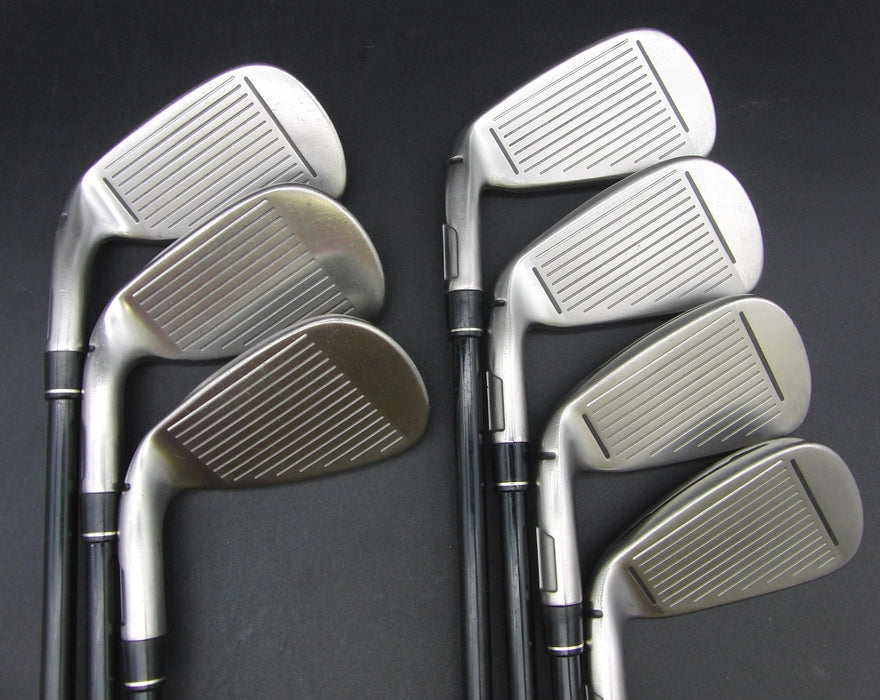 Set of 7x TaylorMade M1 2017 4-PW Irons Stiff Graphite Shafts Golf Pride Grips