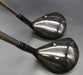 Set Of 2 Dunlop Tangent 17° 3 Wood & 21° Fairway Wood Regular Graphite Shafts
