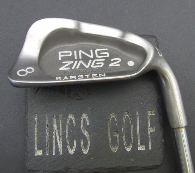 Ping Zing 2 White Dot 8 Iron Regular Steel Shaft Swing Rite Grip