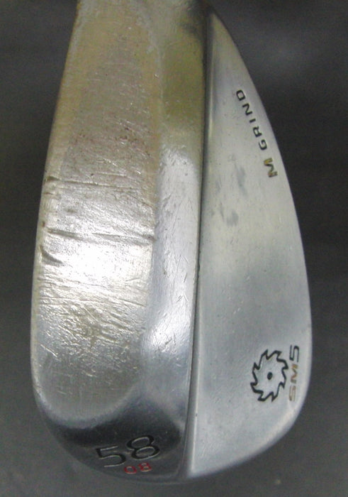 Titleist BV SM5 Vokey Design 58° Sand Wedge Stiff Steel Shaft Titleist Grip