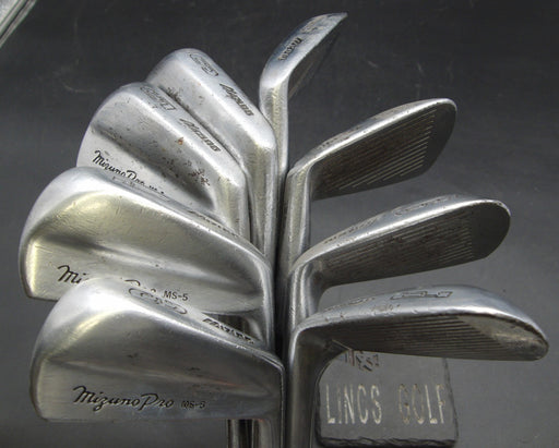 Set of 8x Mizuno Pro MS-5 Irons 3-PW Regular Steel Shafts PGM Grips *