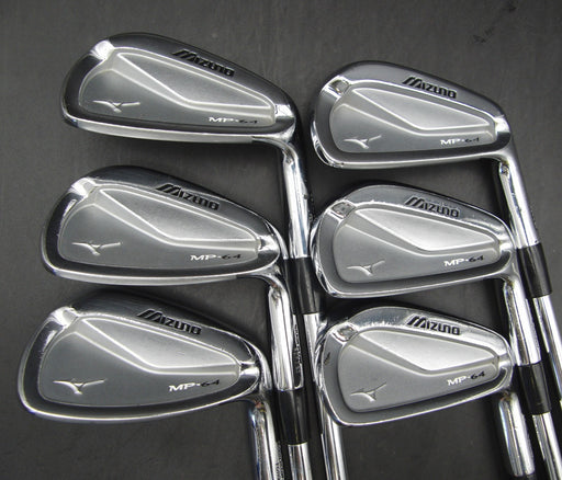 Set of 6x Mizuno MP-64 5-PW Irons Stiff Steel Shafts Golf Pride Grips