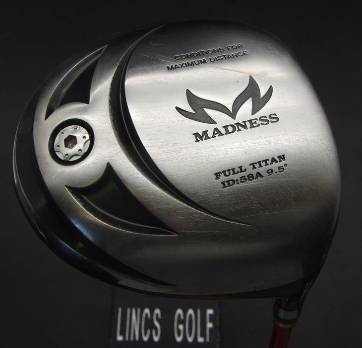 Madness X 58A 9.5° Driver Regular Graphite Shaft Golf Pride Grip