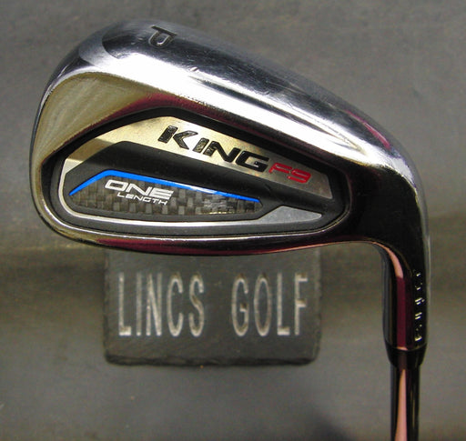 King Cobra F9 One Length Pitching Wedge Stiff Steel Shaft Golf Pride Grip