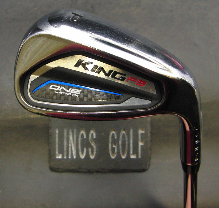 King Cobra F9 One Length Pitching Wedge Stiff Steel Shaft Golf Pride Grip