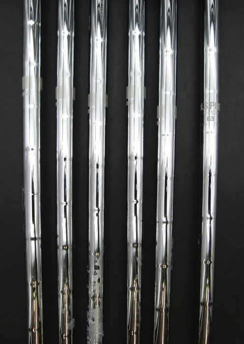 Set of 6x Titleist AP3 718 5-PW Irons Stiff Steel Shafts (0.5" Longer than STD)