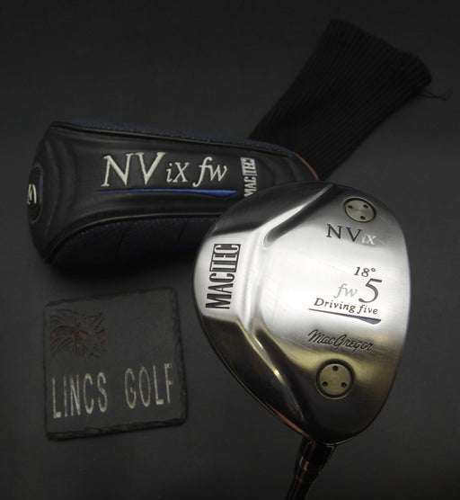 Macgregor Mactec NV iX 18° 5 Wood Stiff Graphite Shaft Winn Grip + Head Cover