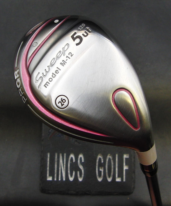 Ladies PRGR Sweep Model M-12 5 Hybrid Ladies Graphite Shaft Iomic Grip