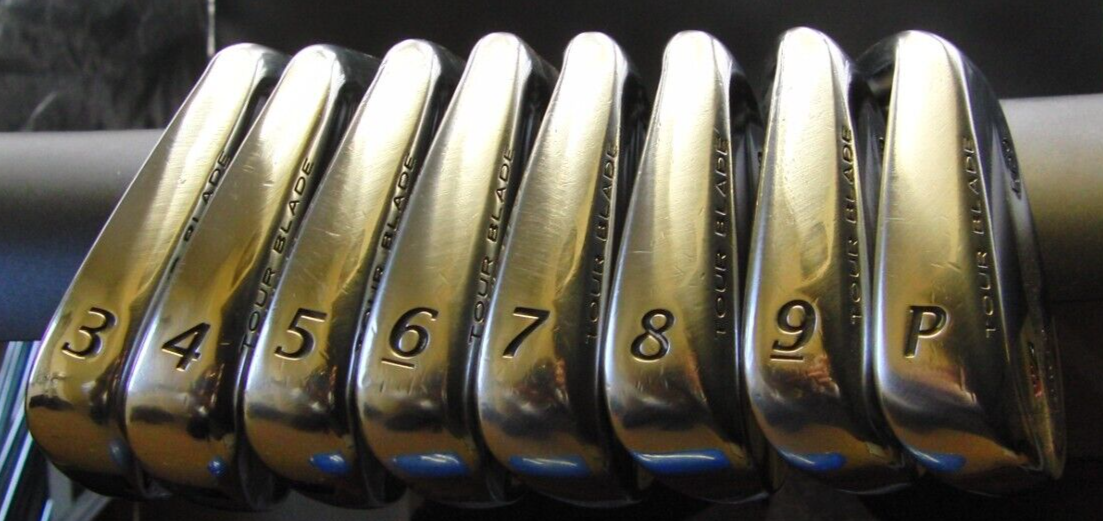 Set of 8x Wilson Staff Fg59 Tour Blade Forged Irons 3-PW Regular Steel Shafts