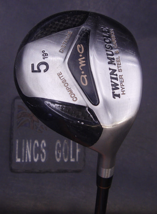 AMC Twin Muscle 19° 5 Wood Stiff Graphite Shaft Pride Grip