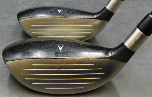 Set of 2 Japanese Fitway 18° 5 & 21° 7 Hybrids Stiff Graphite Shafts