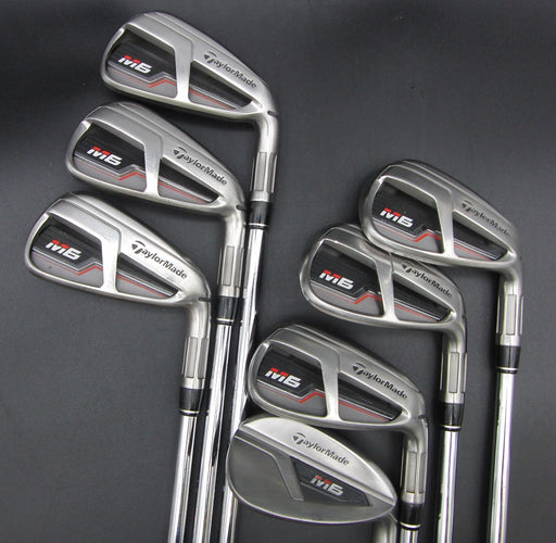 Set of 7x TaylorMade M6 Irons 5-SW Stiff Steel Shafts*