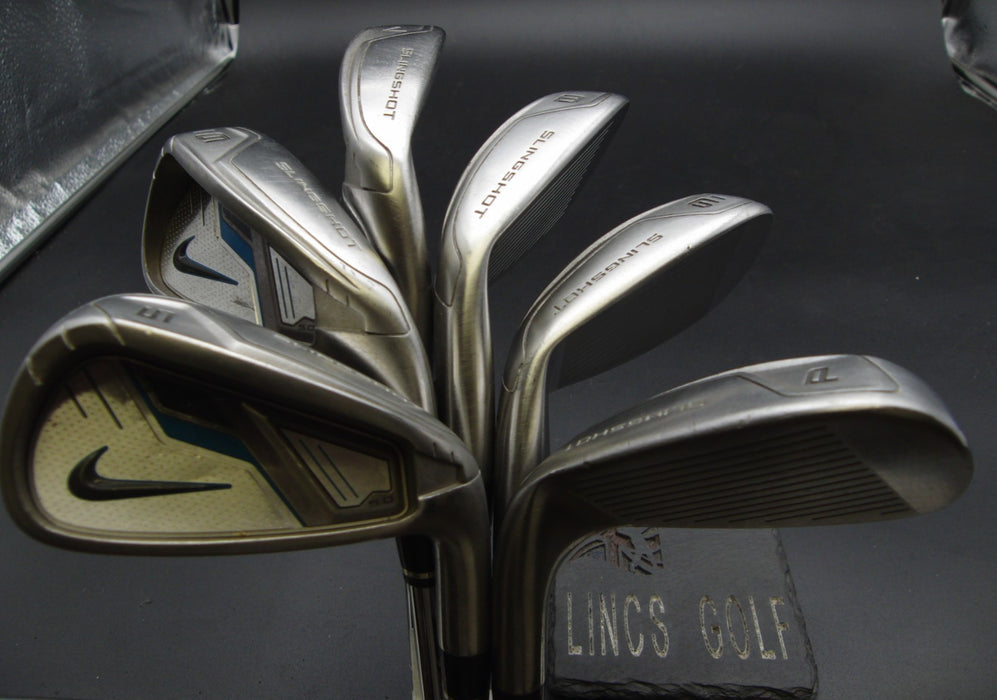 Set of 6x Nike Slingshot 5.0 Irons 5-PW Regular Steel Shafts Golf Pride Grips*