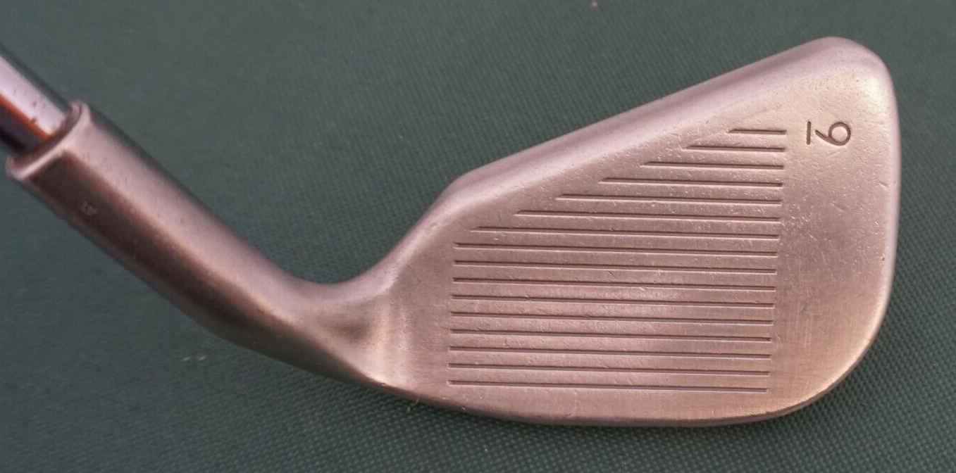 Left Handed Ping Zing Orange Dot 9 Iron Regular Steel Shaft Lamkin Grip