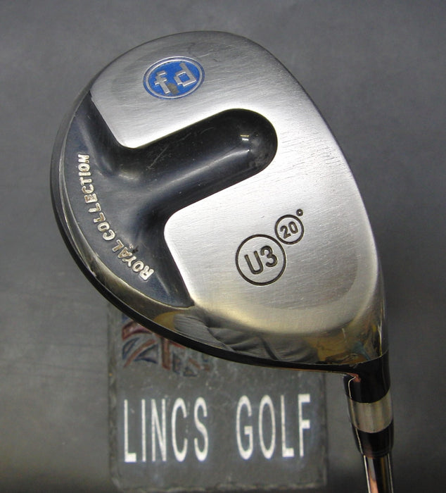 Royal Collection FD 20° U3 Hybrid Stiff Steel Shaft Royal Collection Grip