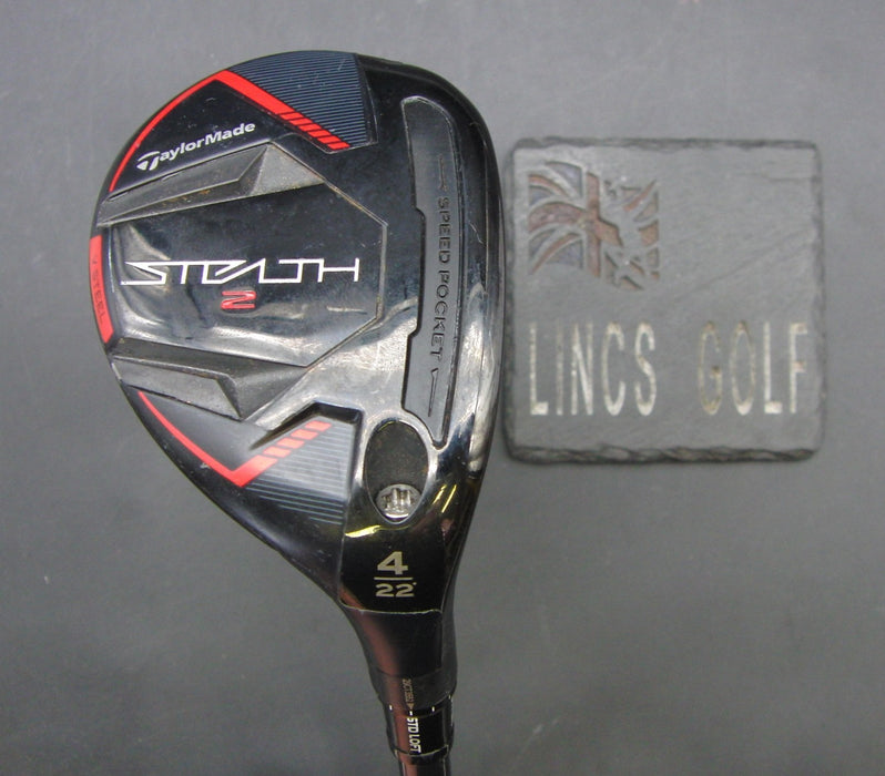 TaylorMade Stealth 2 22° 4 Hybrid Stiff Graphite Shaft Tour Edge Grip