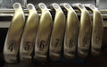 Set of 7x Callaway HawkEye Irons 4-PW Firm Graphite Shafts Circle Grips