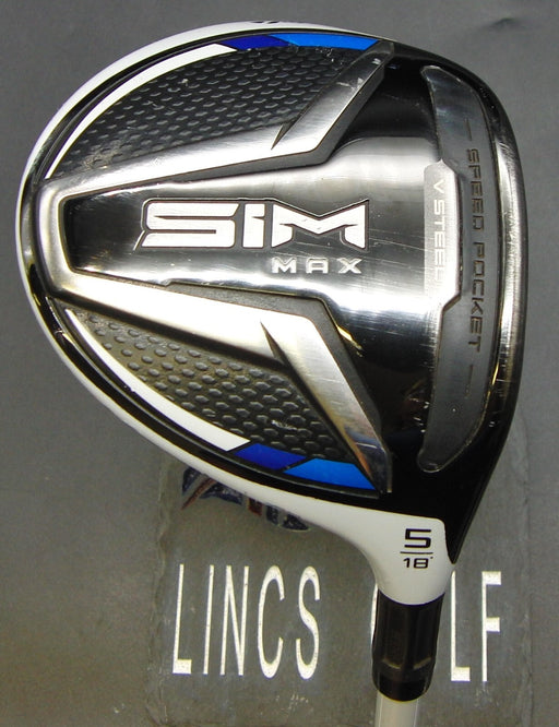 Ladies Taylormade SIM Max 18° 5 Wood Ladies Graphite Shaft Pure Grip + HC