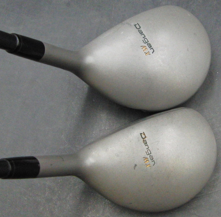 Vintage Set of 2 Maruman Dangan MX Driver +4 Wood Regular Graphite Shafts