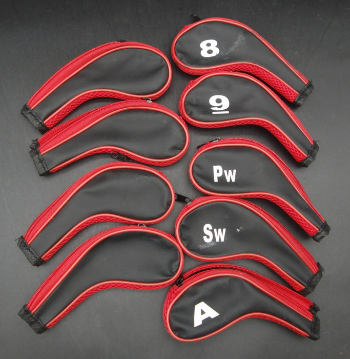 Set of 9x Unbranded Irons Head Covers