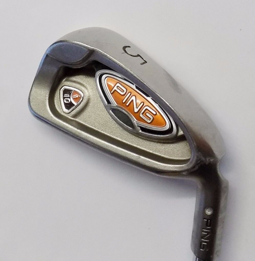Ping i10 Silver Dot 5 Iron Cushin Stiff Steel Shaft, Ping Grip