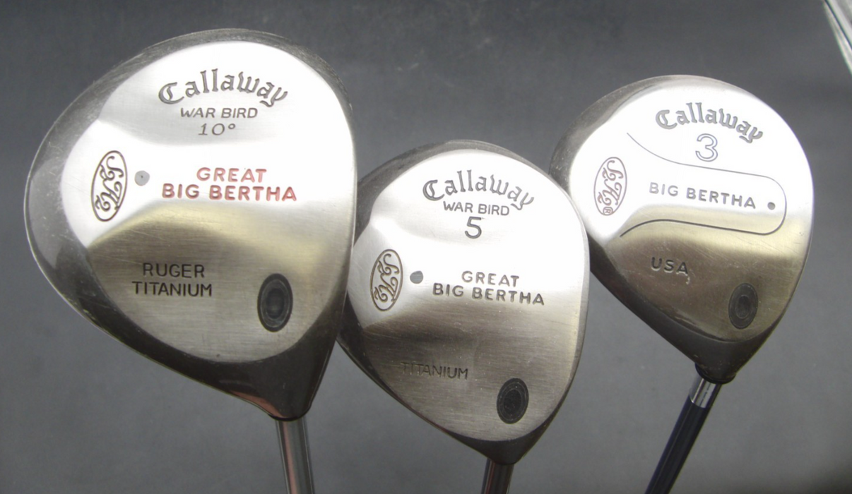 Set of XXIO Dunlop 4-PW+AW+ Callaway Driver+ 3 Wood + 5 Wood + Putter*