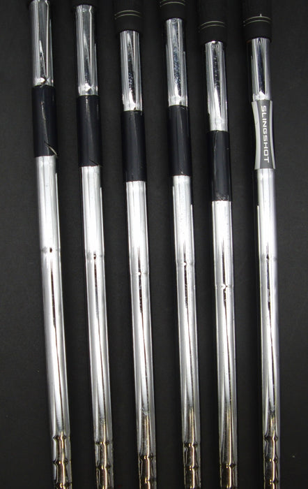 Set of 6x Nike Slingshot Irons 5-PW Uniflex Steel Shafts Nike Grips*