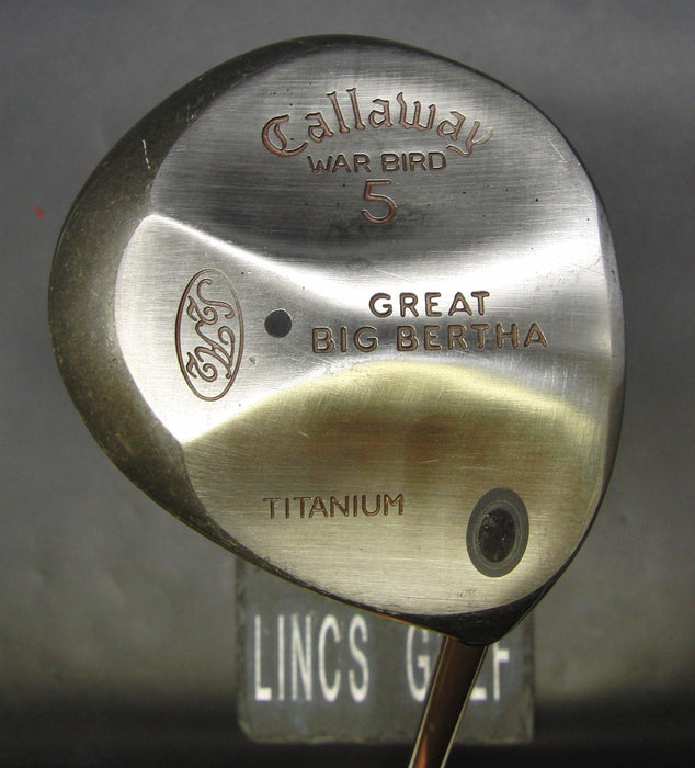 Ladies Callaway War Bird Great Big Bertha S2H2 5 Wood Ladies Graphite Shaft