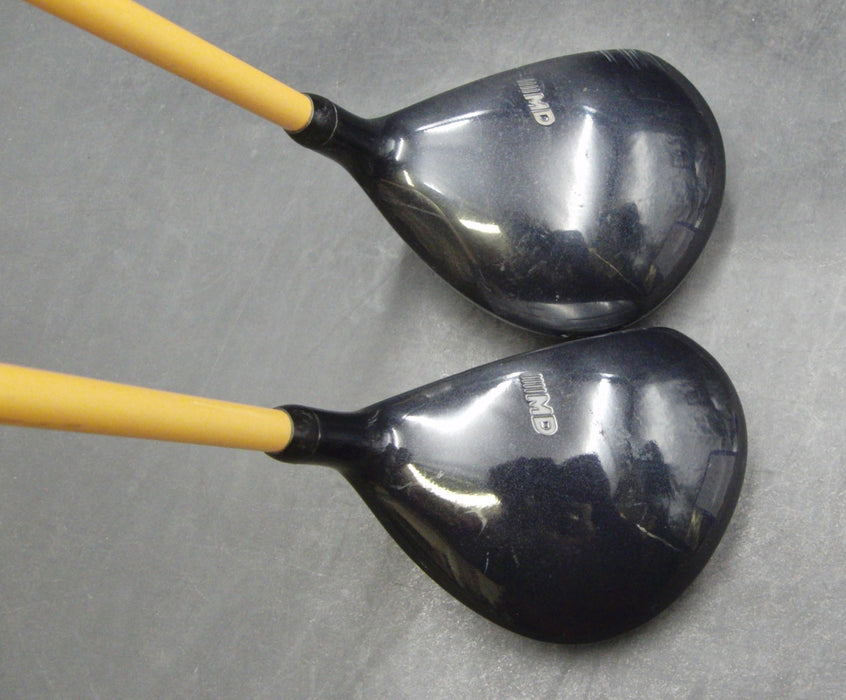 Set of 2 MD Golf Super Strong 3+5 Woods Stiff Graphite Shafts Lamkin Grips