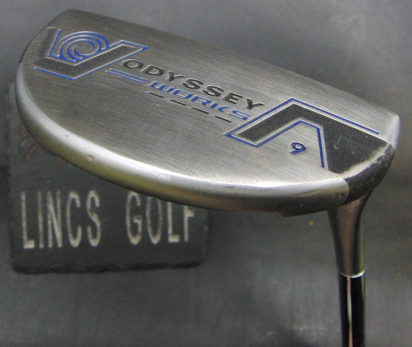 Odyssey Works 9 Putter Steel Shaft 89cm Length STM Grip*