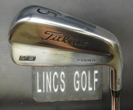 Titleist 718 MB Forged 5 Iron Stiff Steel Shaft Golf Pride Grip